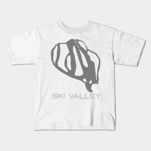 Ski Valley Resort 3D Kids T-Shirt